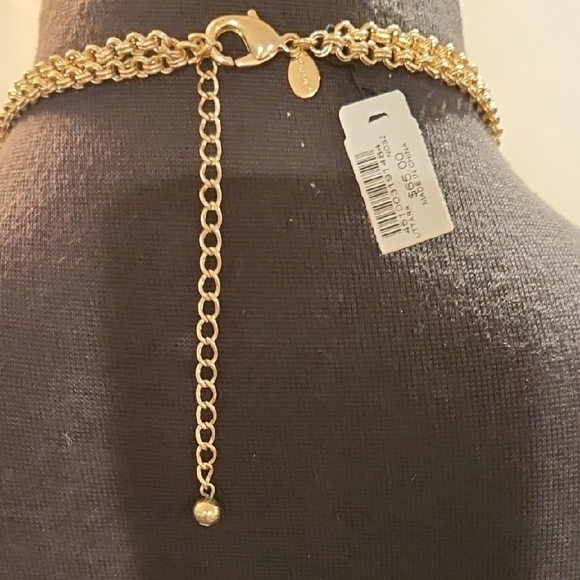 Chico's Gold and Silver Statement Necklace - Picture 5 of 7